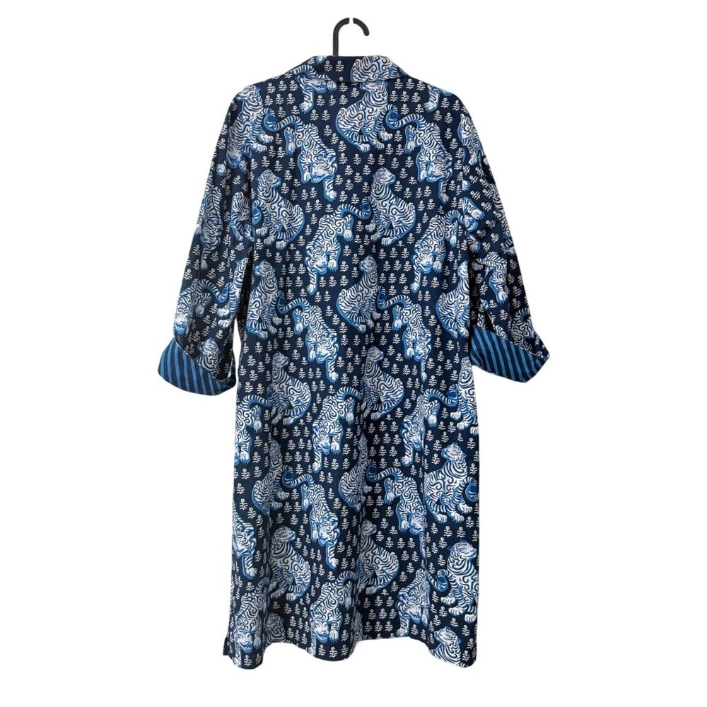 Printfresh Blue Tiger Queen Graceful Getaway Dres… - image 6